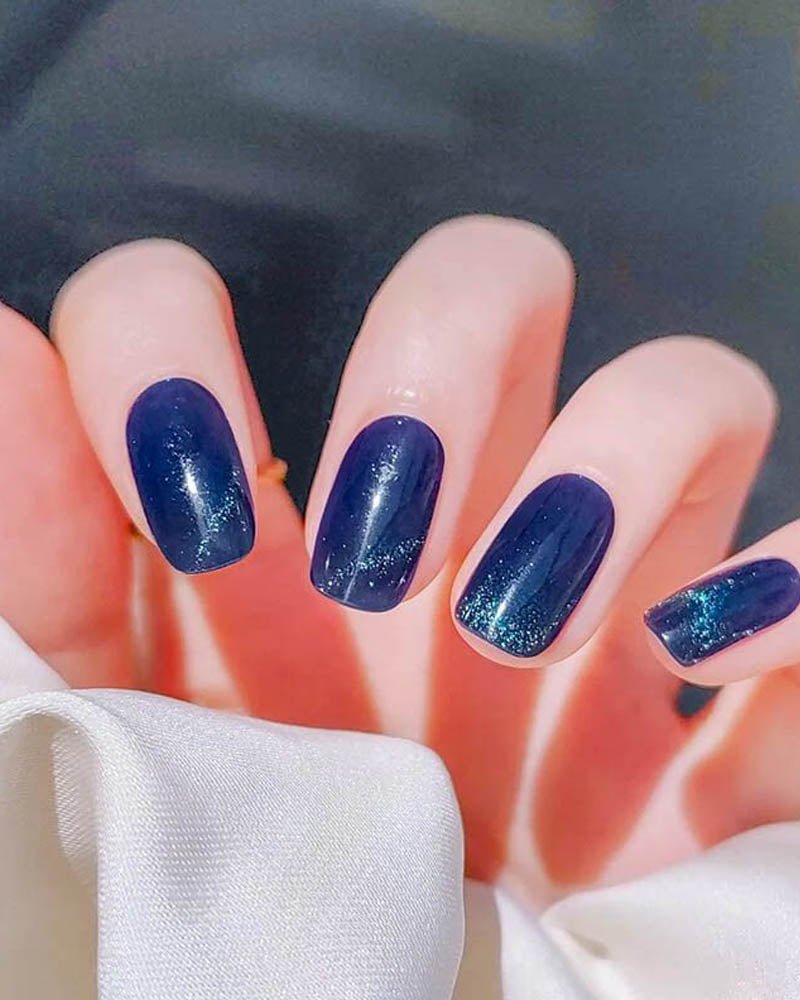 Cat eye Bleu nuit - Gleessy