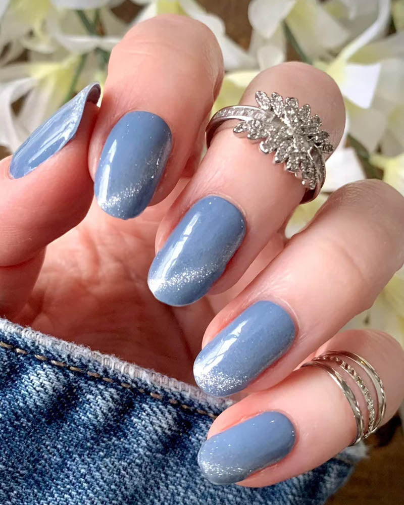 Cat eye Blue Jeans