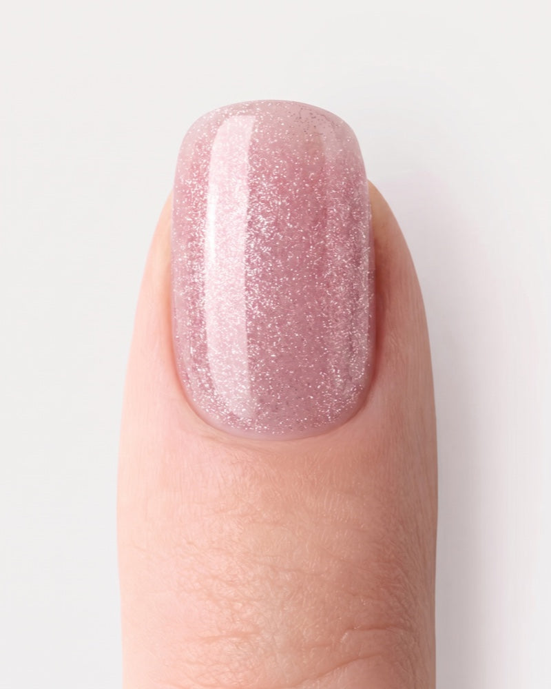 Rose Quartz - gros plan ongle