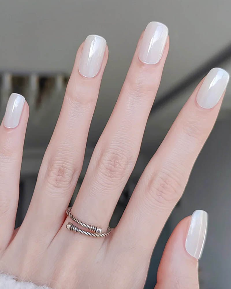 Hailey blanc perle - Gleessy
