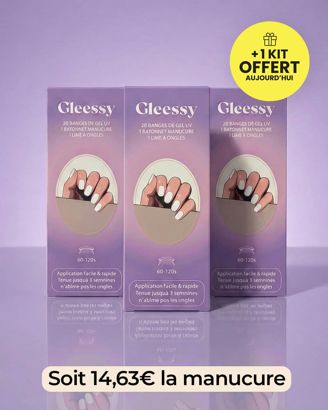 Pack Recharge 3 Gleessy - 1 kit offert